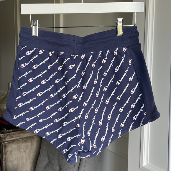 Champion Blue Reverse Weave Shorts - Picture 3 of 3